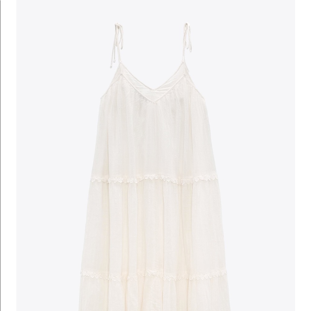 Zara Mini Dress with Ruffles - Picture 3 of 5